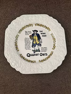 Buy Lord Nelson Pottery Quaker Oats  Collectable Advertising Plate • 6.99£
