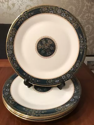 Buy Four Royal Doulton Carlyle Pattern  Dinner Plates 10.50 Inch  1st Quality • 24£