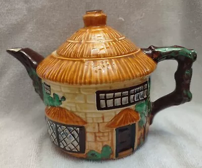 Buy Vintage Beswick Ware Hand Painted Thatched Cottage Tea Pot 230 Made In England • 26.64£