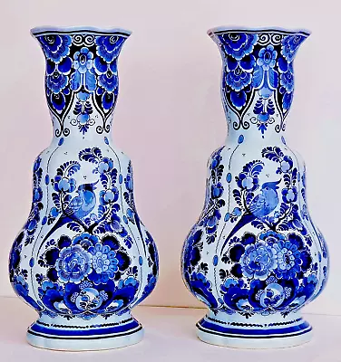 Buy Delft Xl Vase 14.4 Inches Hand Painted Excellent • 131.67£