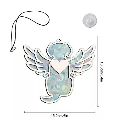 Buy Dog Cat Memorial Suncatcher Personalized Name Date Stained Glass Light Catcher • 8.49£