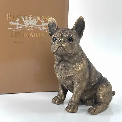 Buy French Bulldog Ornament Leonardo Bronze Effect Figurine Frenchie Gift, Boxed • 19.95£
