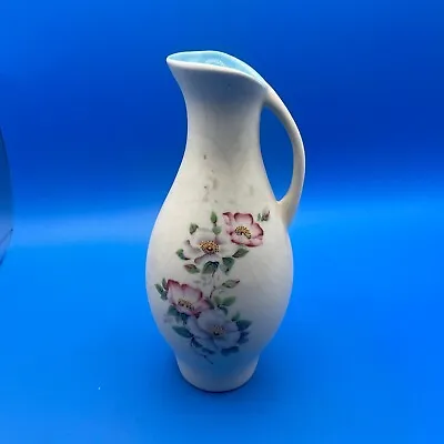Buy Jug Vase Eastgate Botanical Flowers 1960's Lovely Minor Crazing Rare Vintage  • 18.38£