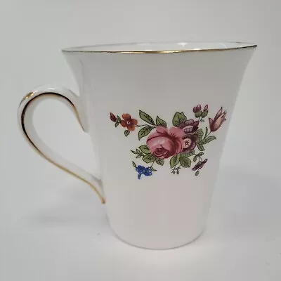 Buy Vintage Crown Classic Fine Bone China White Tea Cup Mug Floral England • 9.99£