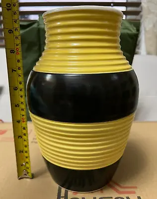Buy Clarice Cliff Isis Vase Circa 1930 Milano Pattern 25cm - Some Damage • 175£