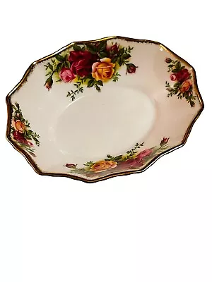 Buy Royal Albert Old Country Roses Gold Trim Bowl Bone China Dinnerware 1962 EUC • 44.64£