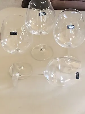 Buy 4 Crystalite Bohemia Uncut Crystal Wine Glasses 24 Oz 9” • 53.71£