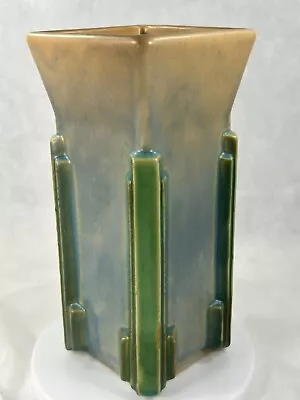Buy Roseville Art Pottery VTG RARE FUTURA MILK CARTON Vase 402-8 Buttressed Art-Deco • 564.49£