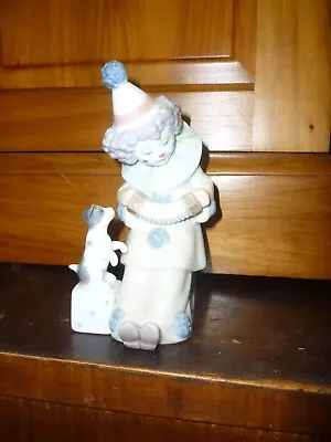 Buy Lladro Clown And Puppy Playing Concertina • 40£