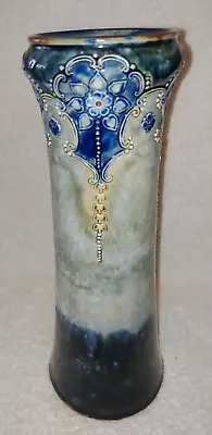 Buy Royal Doulton Art Nouveau Stoneware Tubelined Vase - 13  Tall • 109.99£