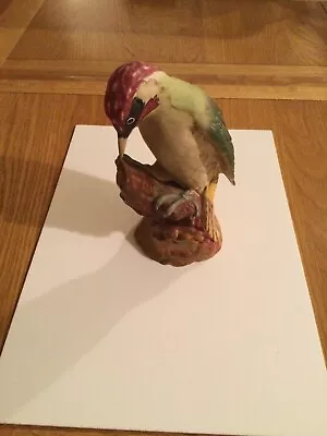 Buy Beswick Large Green Woodpecker 1218 - Bird Figurine - 21cm High Matte Finish • 54.99£