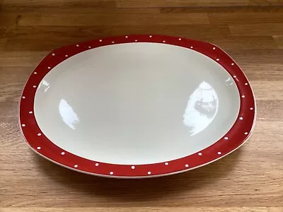 Buy Vintage Retro Midwinter Red Domino Jessie Tait Large Plate Platter 14  1950s • 18£