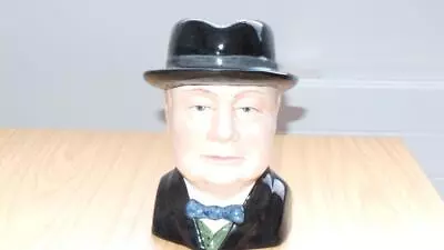 Buy BB539: Winston Churchill Character / Toby Jug - Carlton Ware - Hand Painted • 25£