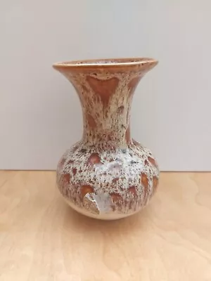 Buy Fosters Pottery Vintage Vase Light Honecomb Glaze Cornish Pottery 14cm Tall • 7.50£