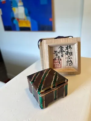 Buy Shinsaku Hamada Kogo   Incense Box.  Japanese.  Studio Pottery.  Shoji Hamada • 691.08£