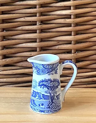 Buy SPODE 'Italian' Pattern Blue & White Ceramic Mini Jug • 13£
