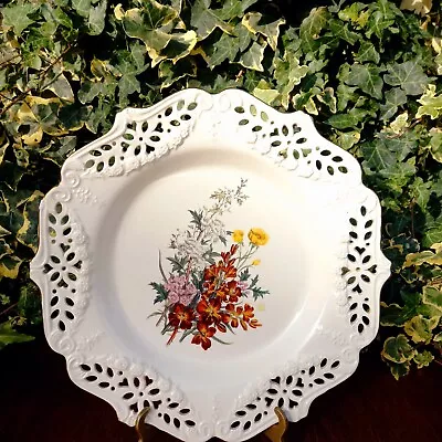 Buy Vintage 1960s Pair ROYAL CREAMWARE Decorative Plates Buttercups & Primroses • 13.70£