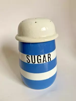 Buy T.g. Green Blue & White Cornishware Sugar Shaker, Green Shield, Screw Top,  12cm • 9.99£