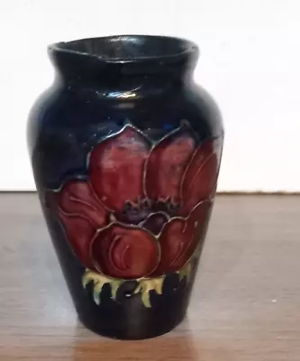 Buy A Small Moorcroft Pot 4  Tall Read Right Up Before Biding And See Photos. • 20£