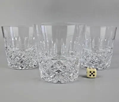 Buy Galway Cut Crystal Tumbler Glass  Rathmore  X 3. Whiskey Old Fashioned Set 280ml • 29.99£