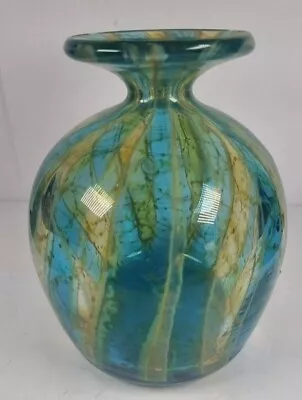 Buy Vintage Mdina 1970's Bottle Vase 5  Tall Signed In V.G.C.  FREE UK POSTAGE • 40£