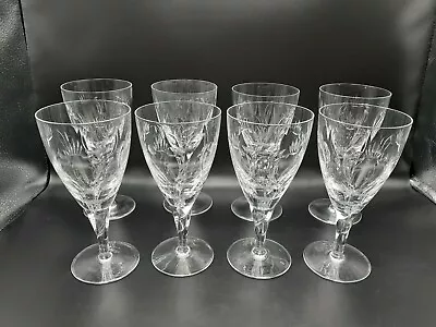 Buy Stuart England Crystal Stemware, Wine Glasses Set Of 8, Retired Pattern 1-1 • 143.20£