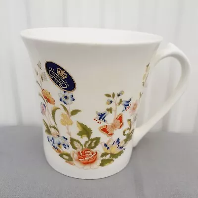 Buy Aynsley Cottage Garden York Mug.White.Floral.Butterflies. Half Pint. New. • 12.99£