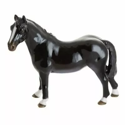 Buy John Beswick Figurine Riding Pony (Black) Horse - New In Gift Box - JBH49 • 28.95£