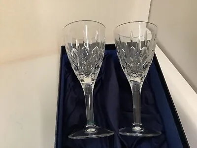Buy Stuart Crystal Tewksbury Wine Glasses, Boxed Pair. • 20£