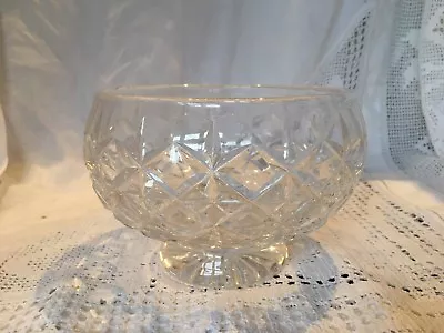 Buy Vintage Cut Glass Heavy Crystal Bowl 6î Diameter 3.75î Tall Ideal For Bonbons Et • 30£