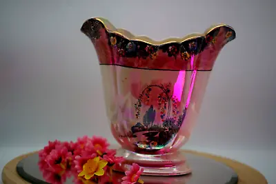 Buy Antique  Vintage Arthur Wood Porcelain China Vase Planter Lustre • 227£