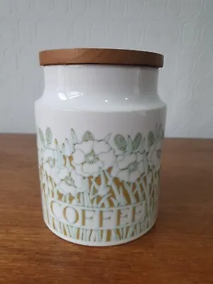 Buy Vintage Hornsea Fleur Storage COFFEE Jar Large Size In Lovely Condition  • 12.99£
