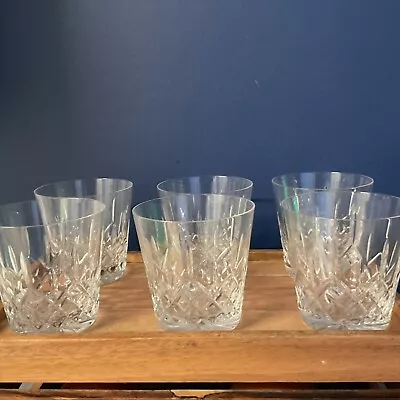 Buy Galway Irish Crystal Whiskey Water Tumbler Glasses Set Of 6 • 30£