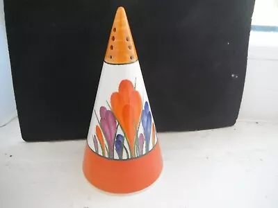 Buy CLARICE CLIFF   CROCUS   SUGAR SHAKER  By  WEDGWOOD  - SUPER CONDITION • 38£