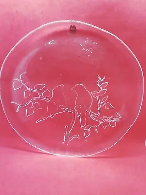 Buy Muurla Hand Made Glass Plate With Birds Made In Finland • 8£