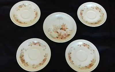 Buy Poole Summer Glory Set Of 4 Saucers And One Plate ## • 8.50£