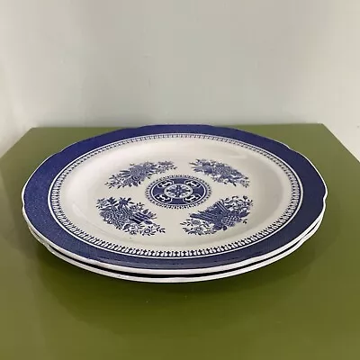 Buy COPELAND SPODE Blue Fitzhugh Dinner Plates New Mark 10-1/4 Set 2 • 22.28£
