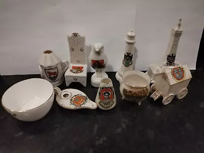 Buy Vintage Crested China Souvenir Collectables Job Lot (2) • 15.99£