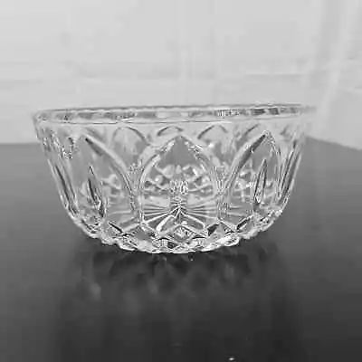 Buy Waterford Style Crystal 6  Scalloped Bowl Star Glass Serving Candy Trinket EUC • 19.25£