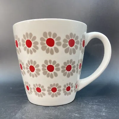 Buy Vintage Laura Ashley Red & Grey Blossoms Floral Ceramic Mug • 19.95£