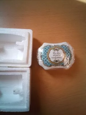 Buy Vintage Franklin Porcelain The Melodies Of Love Music Box ,Romeo & Juliet 1981 • 14£