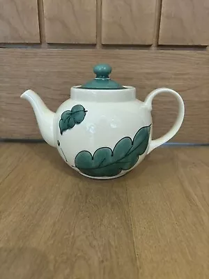 Buy Poole Pottery Green Leaves Teapot (discontinued)  • 29.99£
