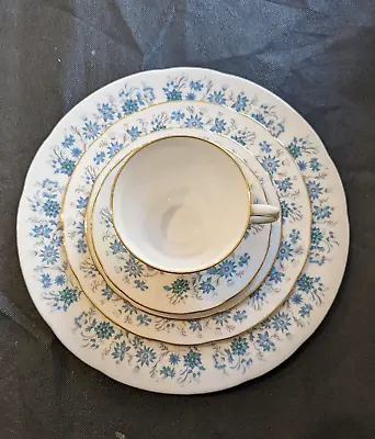 Buy Colclough Braganza Bone China. Dinner, Dessert And Side Plate. Cup And Saucer. • 20£