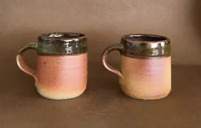 Buy John Leach  Muchelney Studio Pottery Two Wood  Fired Stoneware Coffee Cans. • 30£