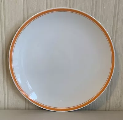 Buy Vintage German Thomas China Salad Plate White With Double Orange Stripe • 12.29£