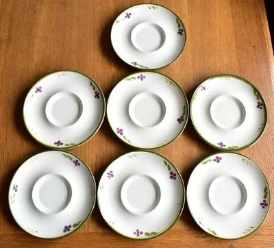 Buy Noritake Stoneware Providence Saucers X 7 Excellent Condition • 4.50£