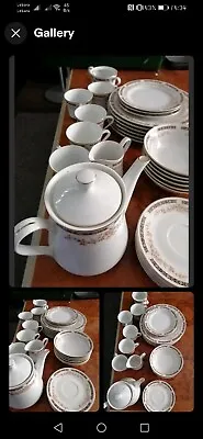 Buy 2858A Vintage Antique Delicate Bone China Part Tea Set • 35£