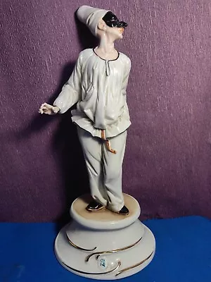 Buy Rare Large Capodimonte Figurine Of Pulcinella  Signed By Roberto Brambilla 31cm • 110£
