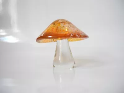 Buy Vintage Glass Small Mushroom Collectable Gift Decorative 7.5cm • 31.25£