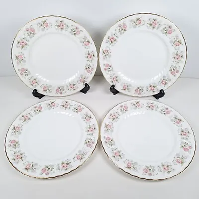 Buy Minton Spring Bouquet Dinner Plates 27cm Floral Bone China Vintage Dinnerware X4 • 28.80£